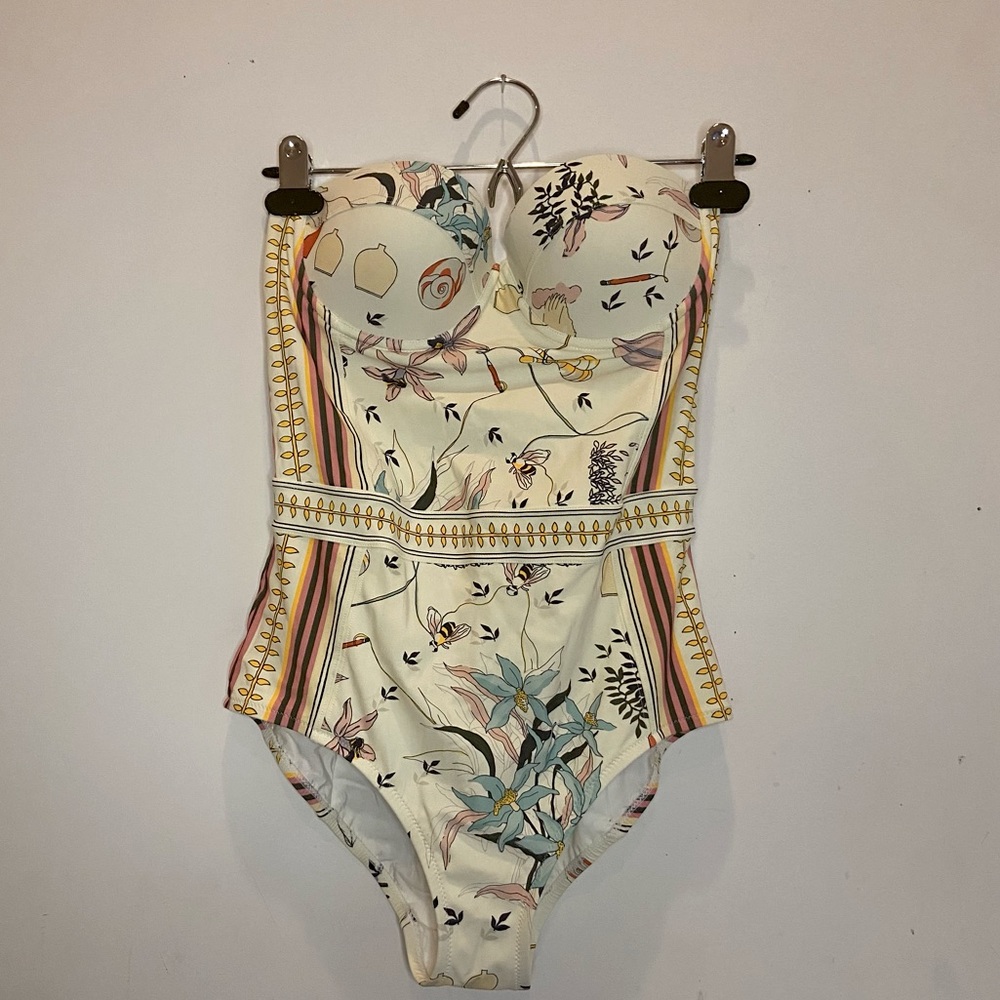 Tory Burch Lipsi Printed One Piece Swimsuit